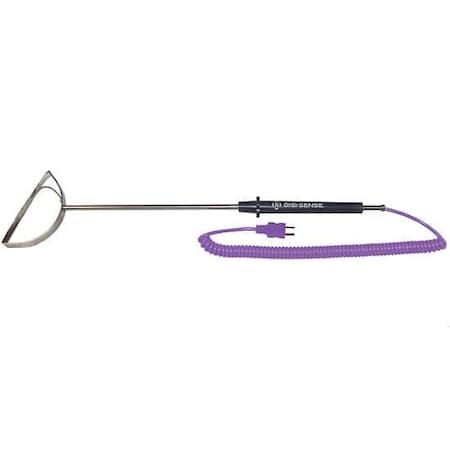 Digi-Sense Type-E Roller Probe, 10.5" L 4" L Bow Mi 08512-95